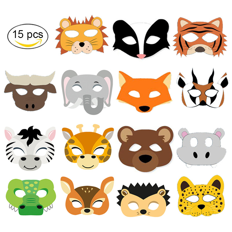Zoo Party Games - 동물 마스크, 정글 생일 파티 게임,