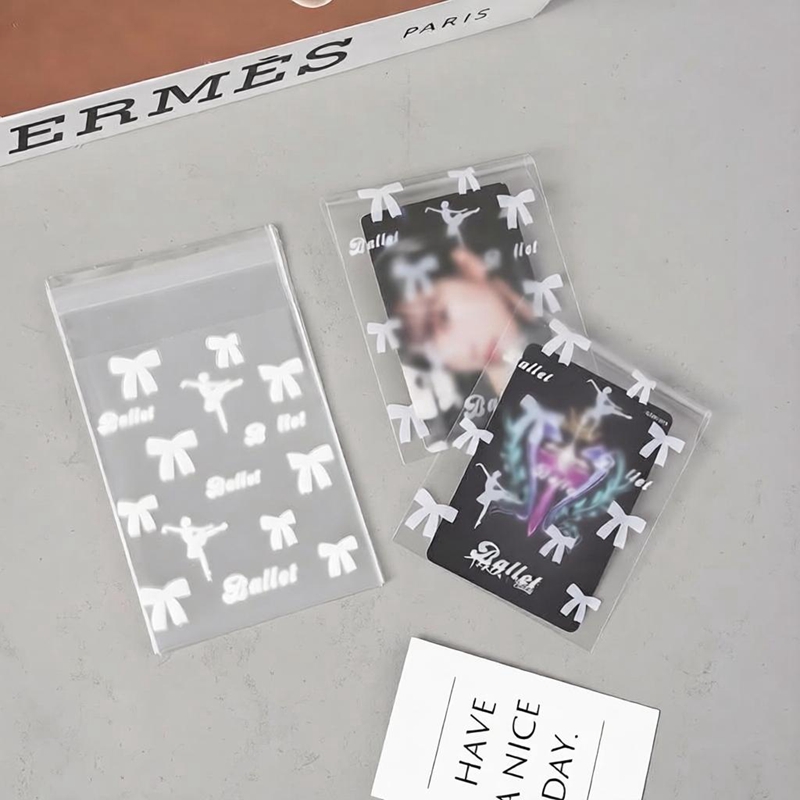 50Pcs 발레 리본 패턴 OPP 자체 접착 씰링 가방 - Party Games Engagement 리뷰 및 가격