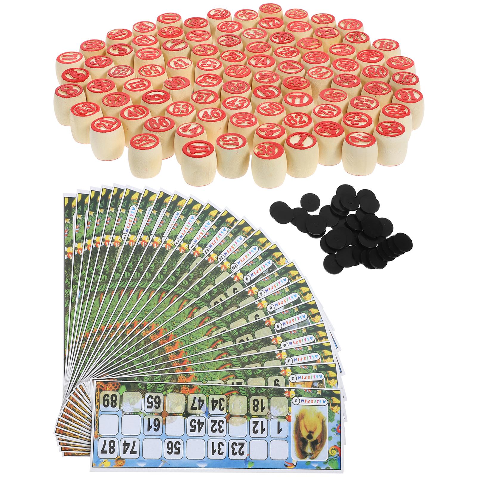 1세트 나무 숫자 체스 말 가족 인터랙티브 파티 게임  - Party Games Bingo 리뷰 및 가격