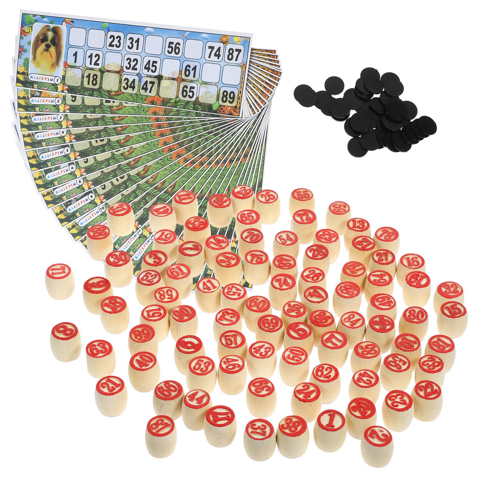 1세트 나무 숫자 체스 말 가족 인터랙티브 파티 게임  - Party Games Bingo 리뷰 및 가격