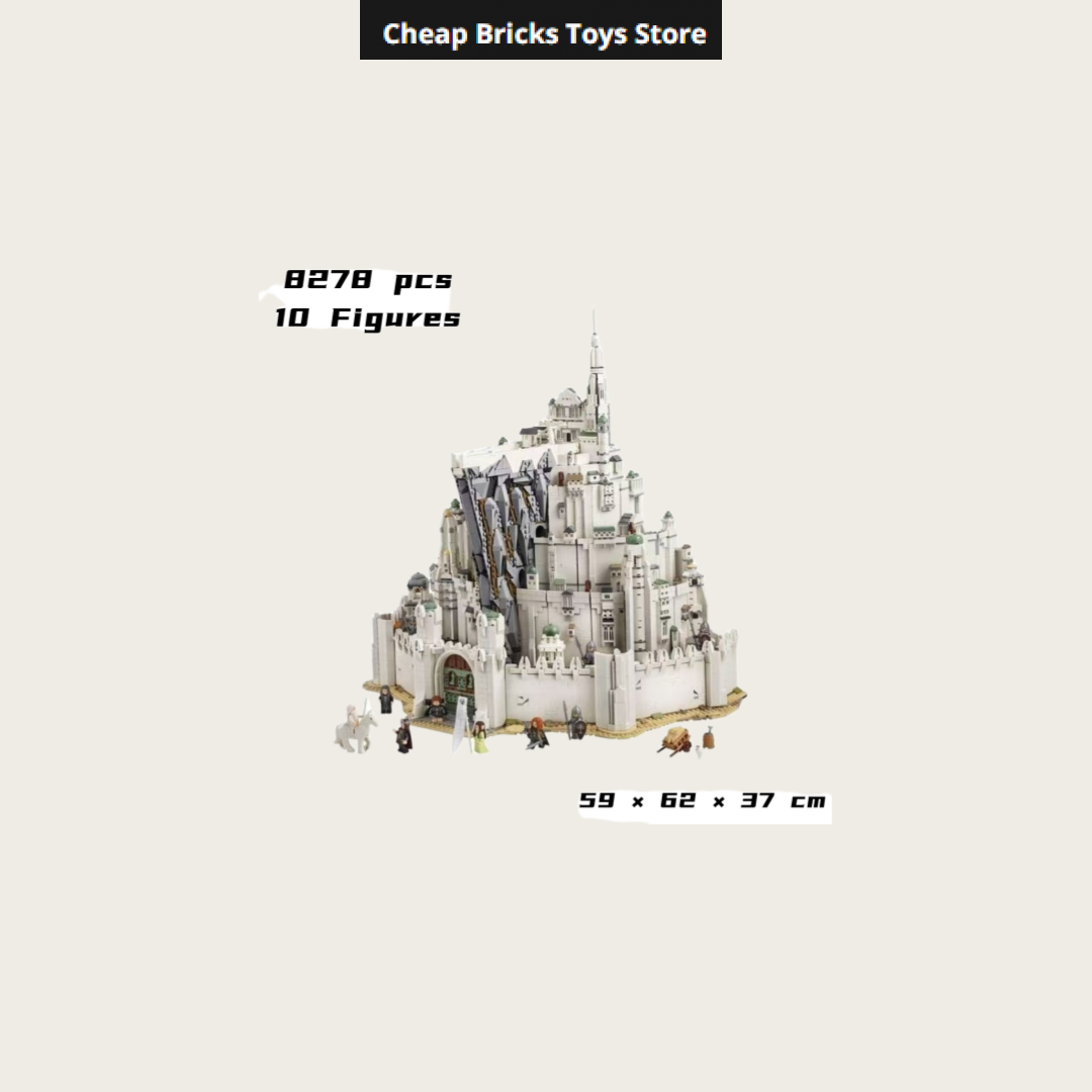 가장 저렴한 8278피스 브릭 시티 미나스 티리스 수도 - Lego Set City 리뷰 및 가격