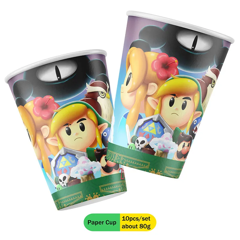 게임 젤다 파티 장식 일회용 식기 생일 파티 장식 어린 - Zelda Party Games 리뷰 및 가격