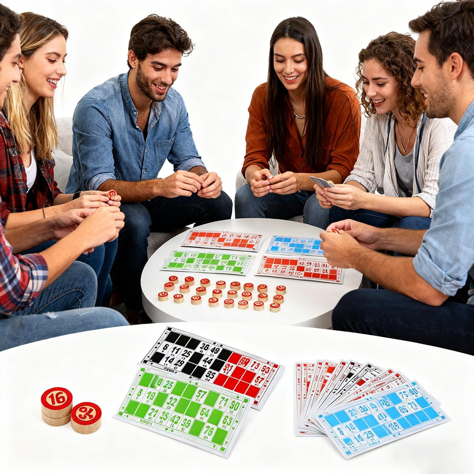 빈티지 나무 빙고 게임 세트 큰 글씨 카드 재미있는 가 - Party Games Bingo 리뷰 및 가격
