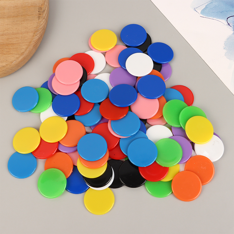 100개 25mm 몬테소리 학습 교육 수학 장난감 플라 - Party Games Bingo 리뷰 및 가격