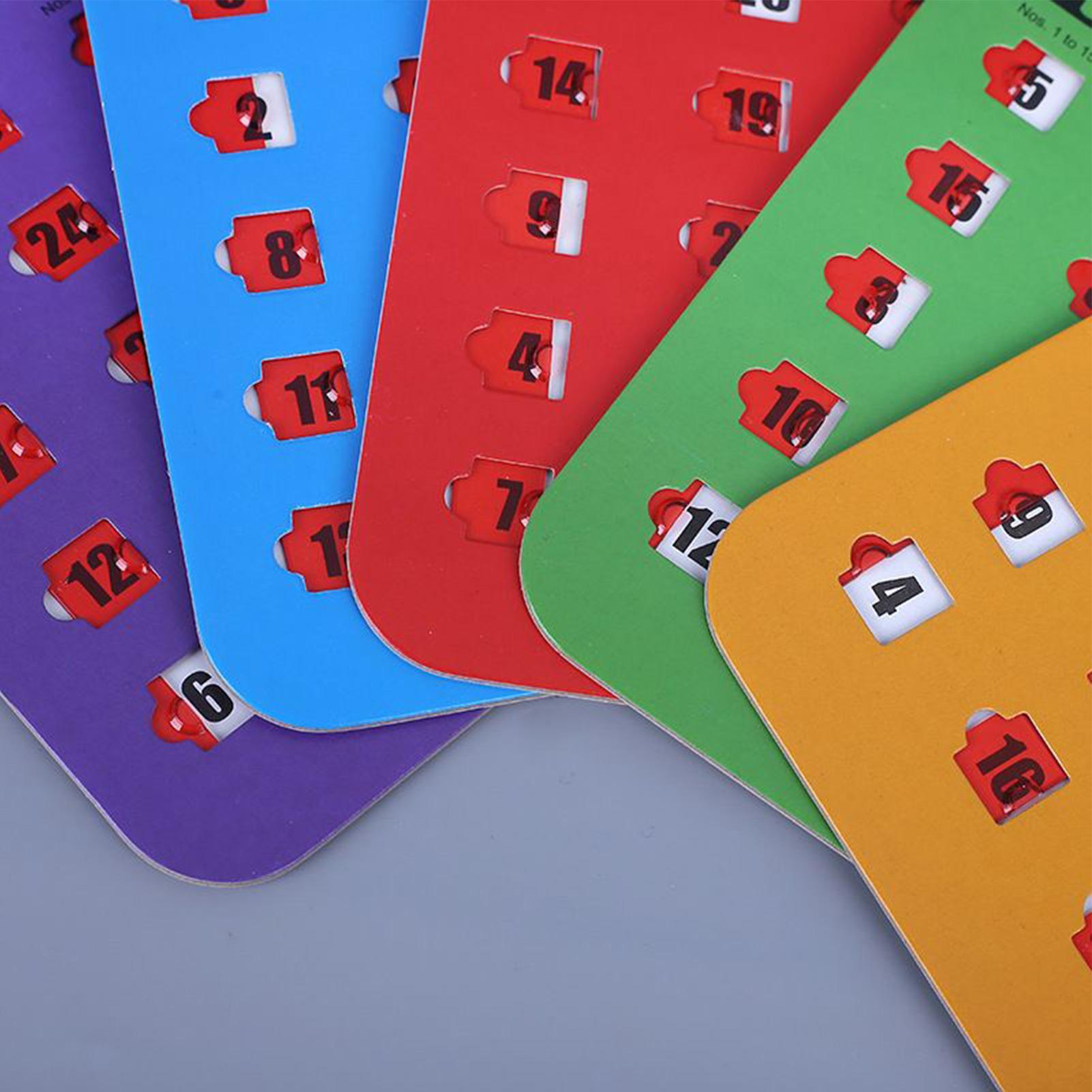 블라인드와 슬라이더가 포함된 5개 슬라이딩 빙고 게임  - Party Family Games 리뷰 및 가격