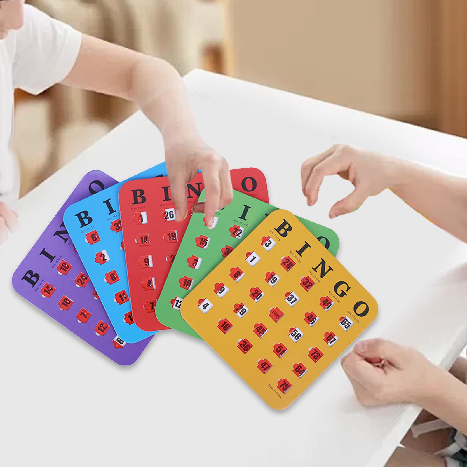 5개 대형 인쇄 빙고 카드보드 읽기 쉬운 파티 게임 재 - Party Games Bingo 리뷰 및 가격