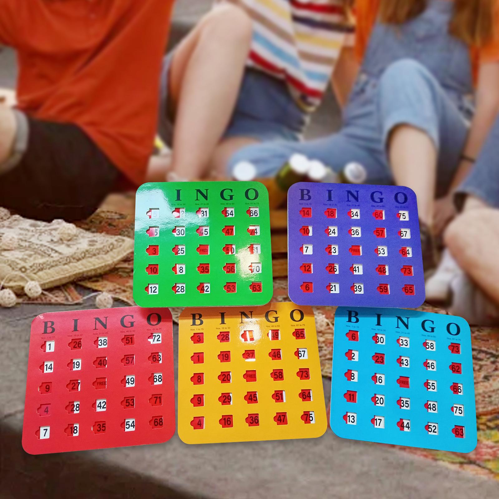 5개 대형 인쇄 빙고 카드보드 읽기 쉬운 파티 게임 재 - Party Games Bingo 리뷰 및 가격