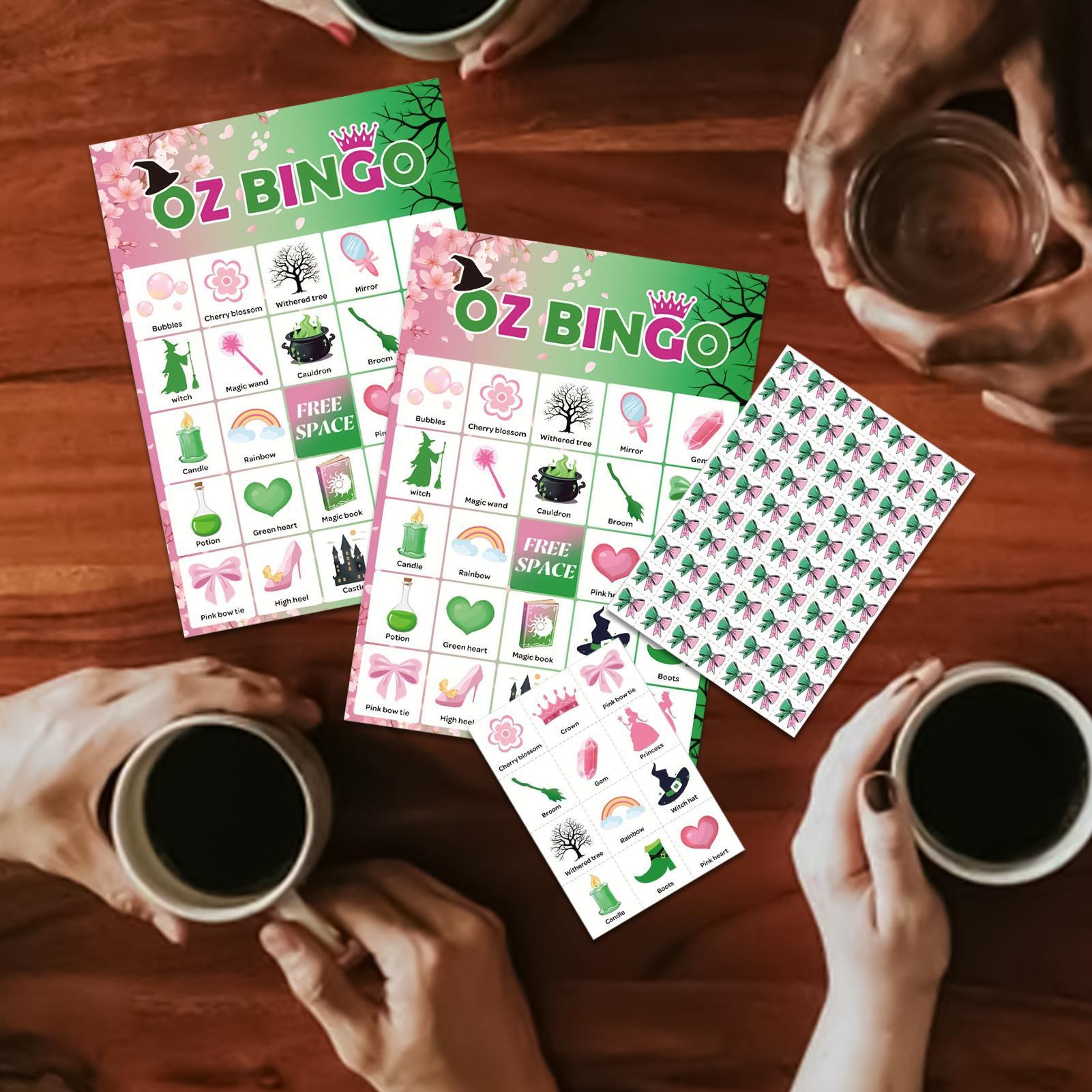 할로윈 빙고 게임 (어린이/성인용) 24장 카드 마녀  - Party Games Bingo 리뷰 및 가격