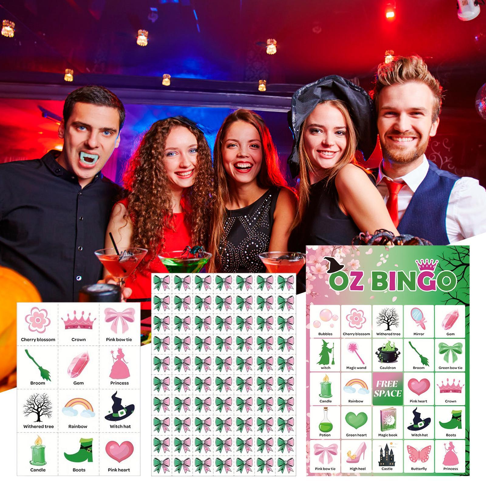 할로윈 빙고 게임 (어린이/성인용) 24장 카드 마녀  - Party Games Bingo 리뷰 및 가격