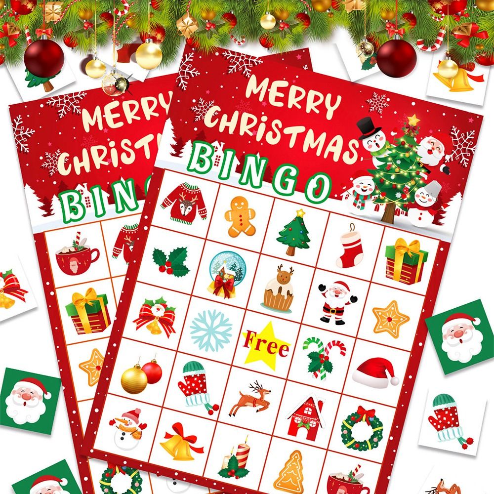 새로운 메리 크리스마스 크리스마스 빙고 카드 파티 게임 - Party Games Bingo 리뷰 및 가격